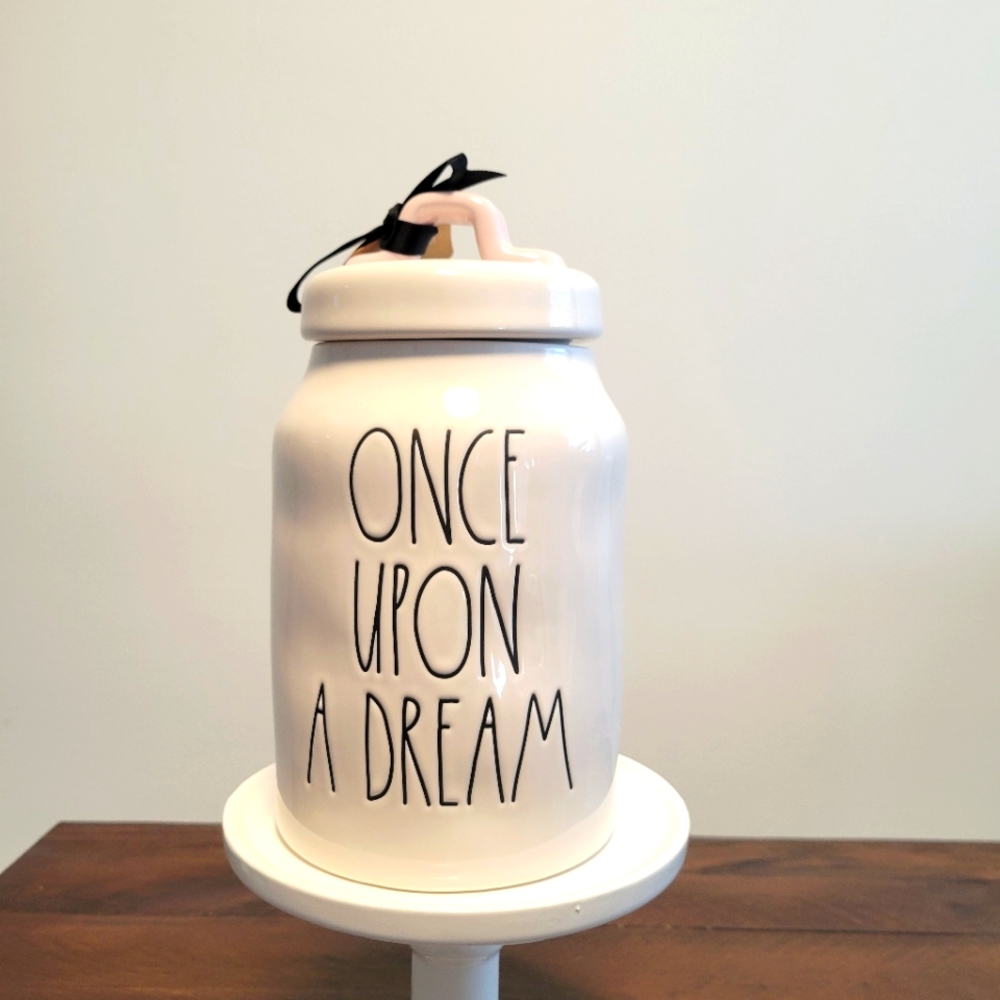 Rae Dunn ONCE UPON A DREAM Cinderella Disney Canister